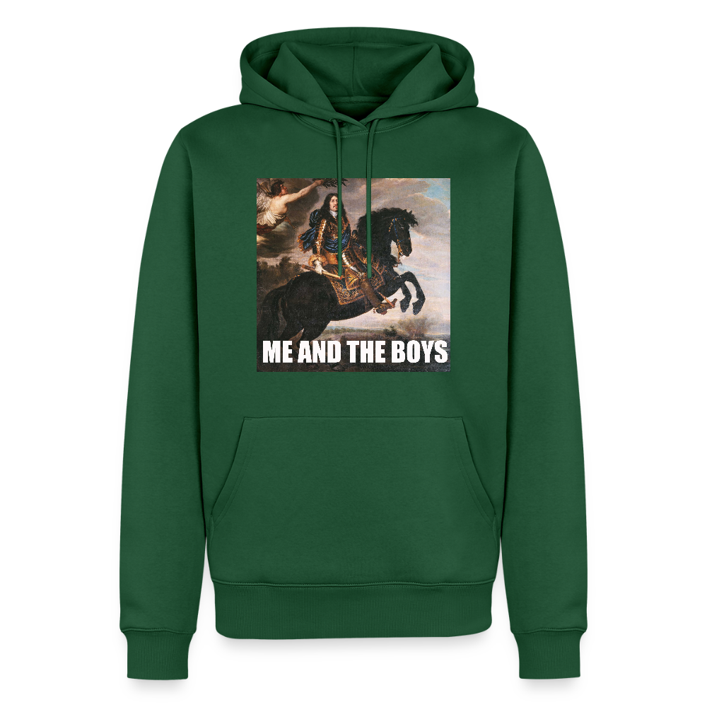 Karl X & boysen (Premiumluvtröja herr-edition) - buteljgrön