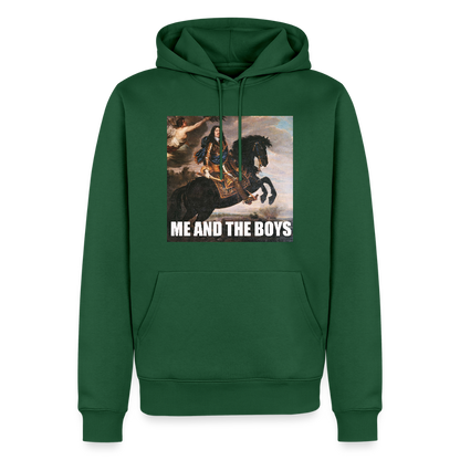 Karl X & boysen (Premiumluvtröja herr-edition) - buteljgrön