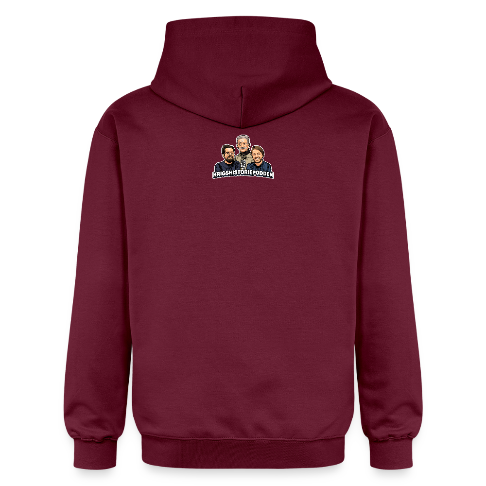 Varm saft-skalan (luvtröja unisex-edition) - Maroon