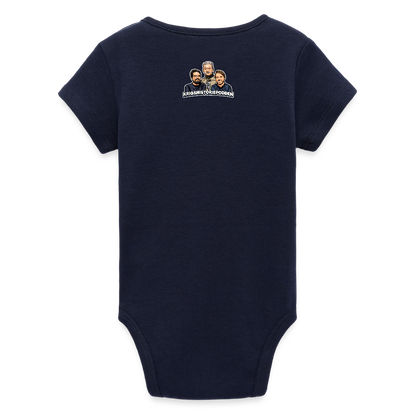 Danskjävlar! (ekologisk kortärmad babybody-edition) - marinblått