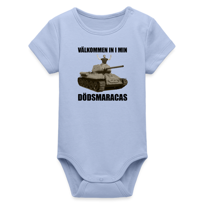 Välkommen in i min dödsmaracas! (ekologisk kortärmad babybody-edition) - himmel