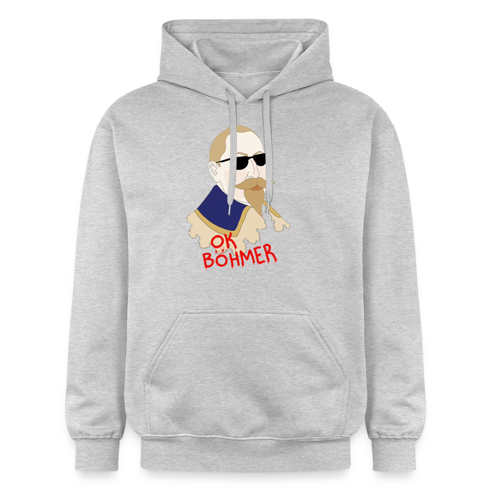 OK Böhmer (luvtröja unisex-edition) - ljusgråmelerad