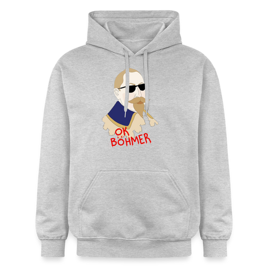 OK Böhmer (luvtröja unisex-edition) - ljusgråmelerad