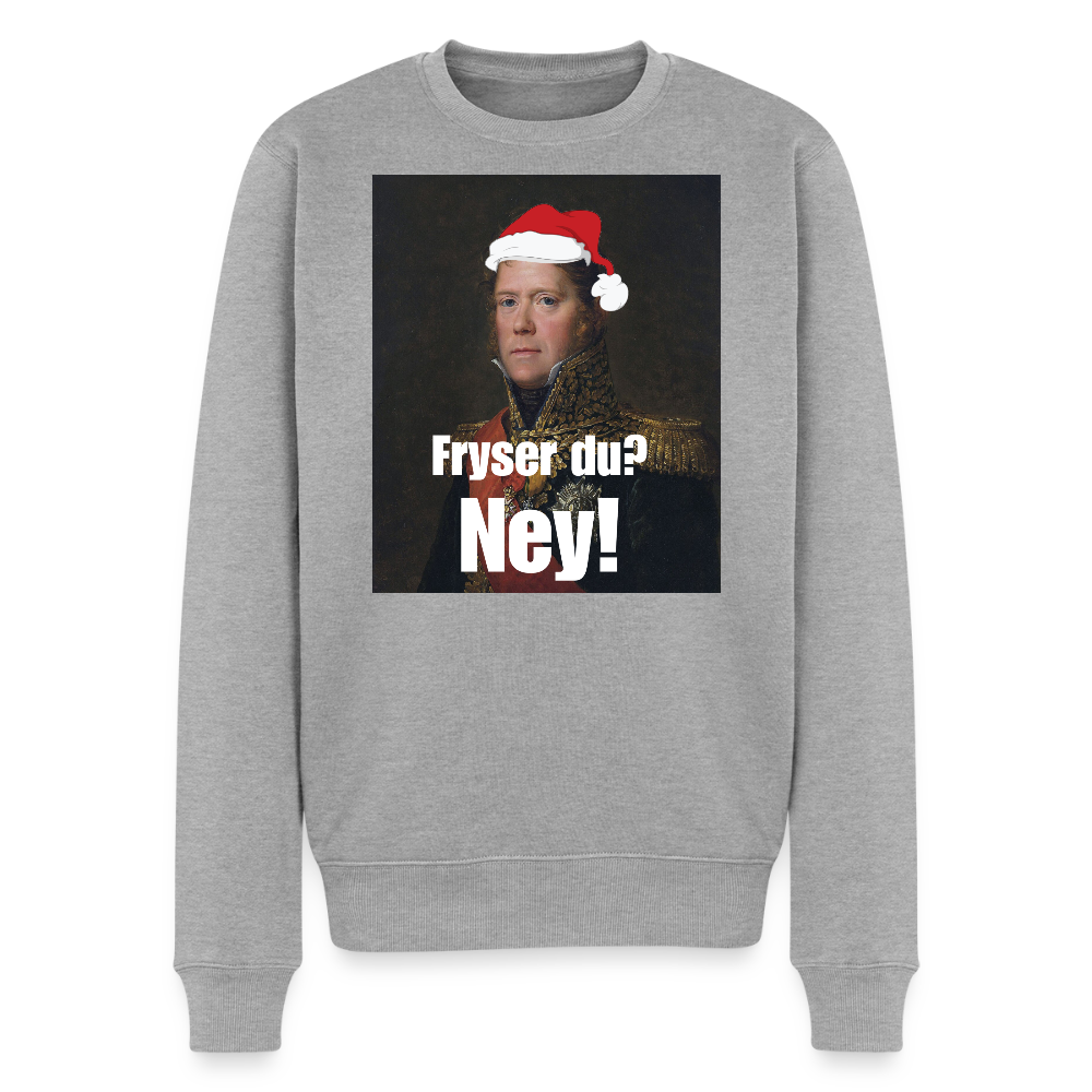 Michel Ney fryser aldrig! (Premiumtröja herr-edition) - gråmelerad