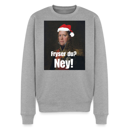 Michel Ney fryser aldrig! (Premiumtröja herr-edition) - gråmelerad