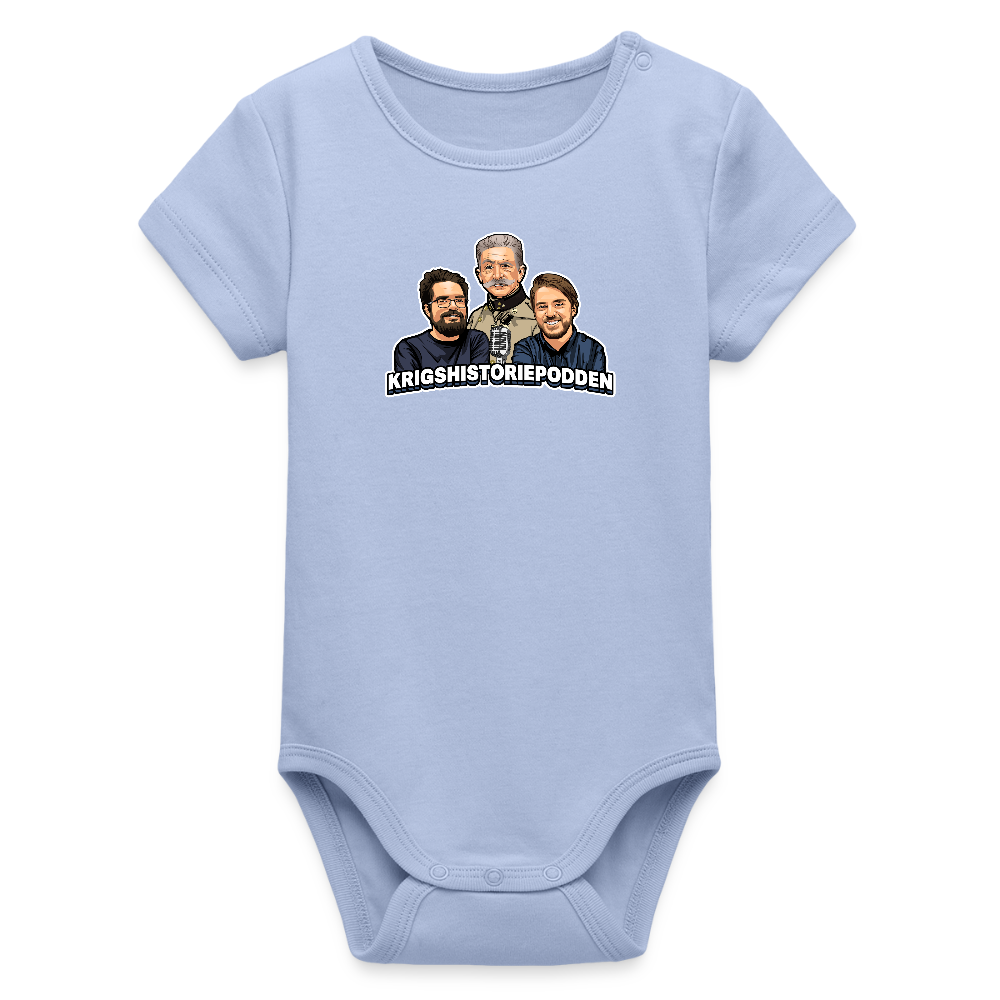 Krigshistoriepodden (ekologisk kortärmad babybody-edition) - himmel