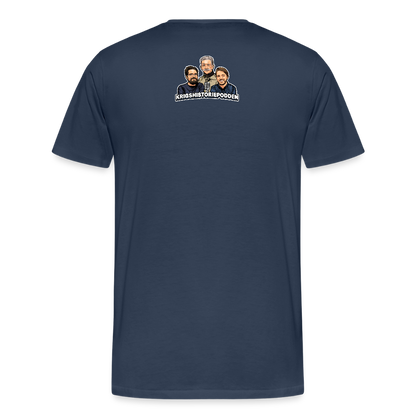 Danzig delenda est (ekologisk premium-T-shirt herr-edition) - marinblå