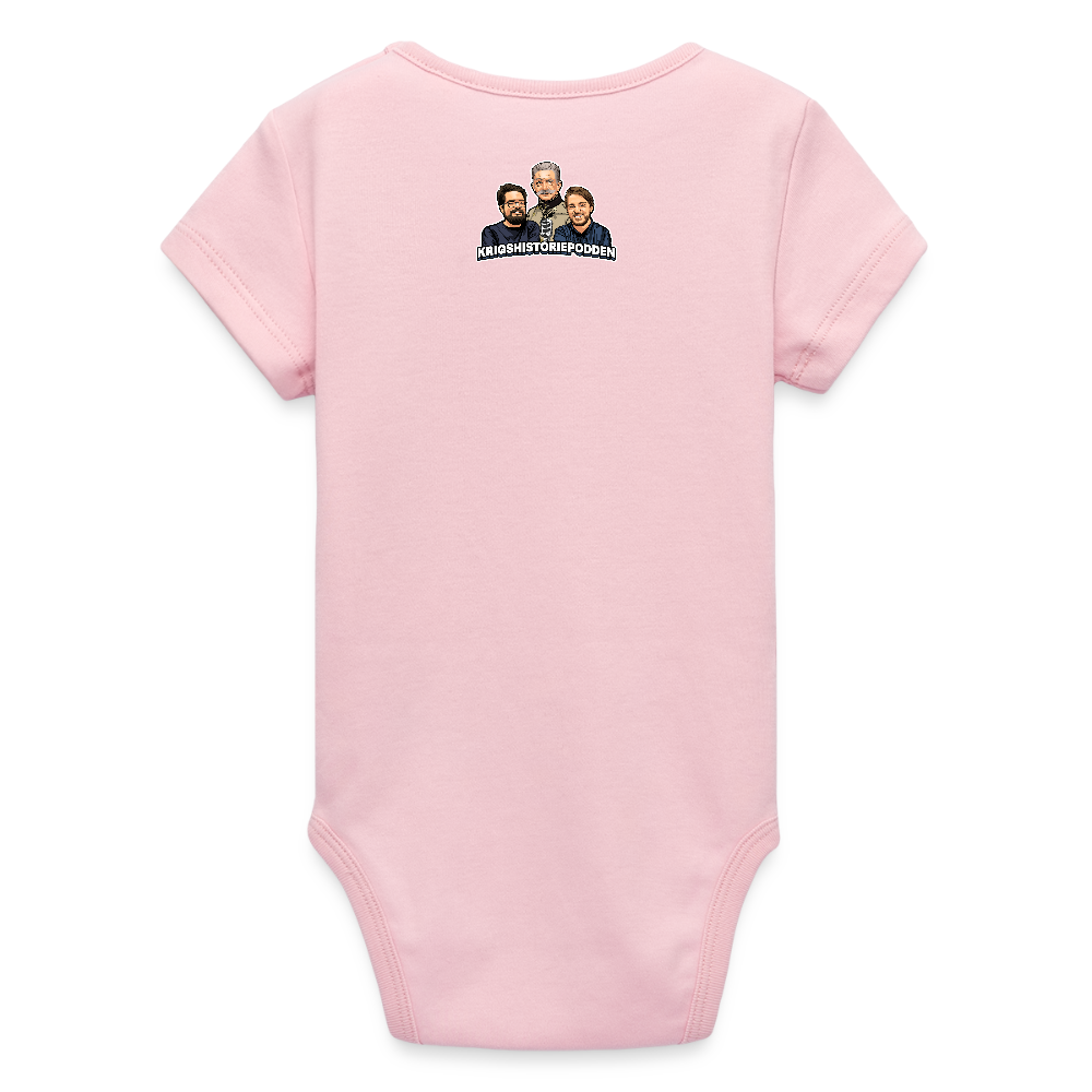 EVIG ÄRA (ekologisk kortärmad babybody-edition) - ljusrosa