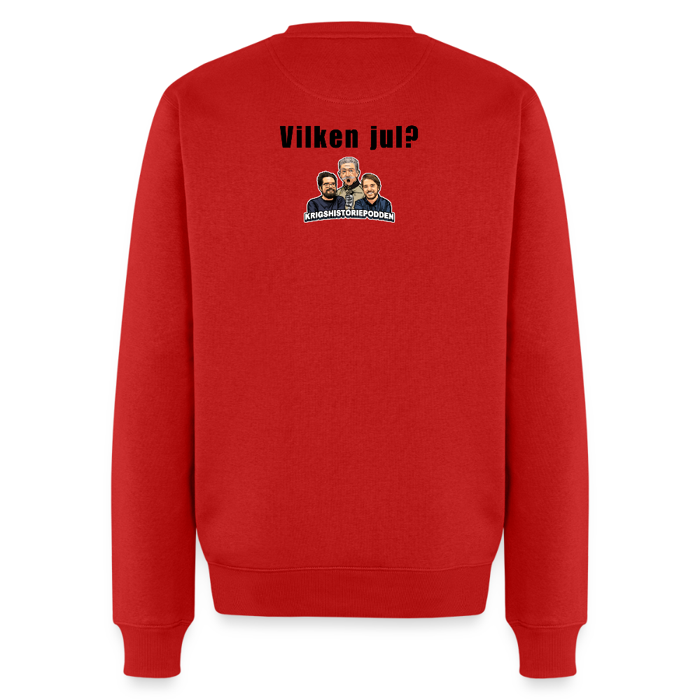 "Hemma till jul!" (premiumtröja herr-edition) - röd