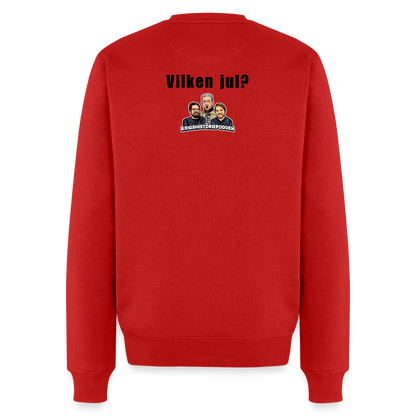 "Hemma till jul!" (premiumtröja herr-edition) - röd