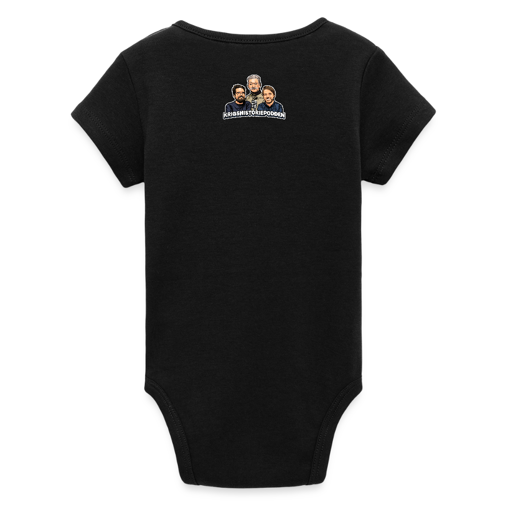 Danskjävlar! (ekologisk kortärmad babybody-edition) - svart