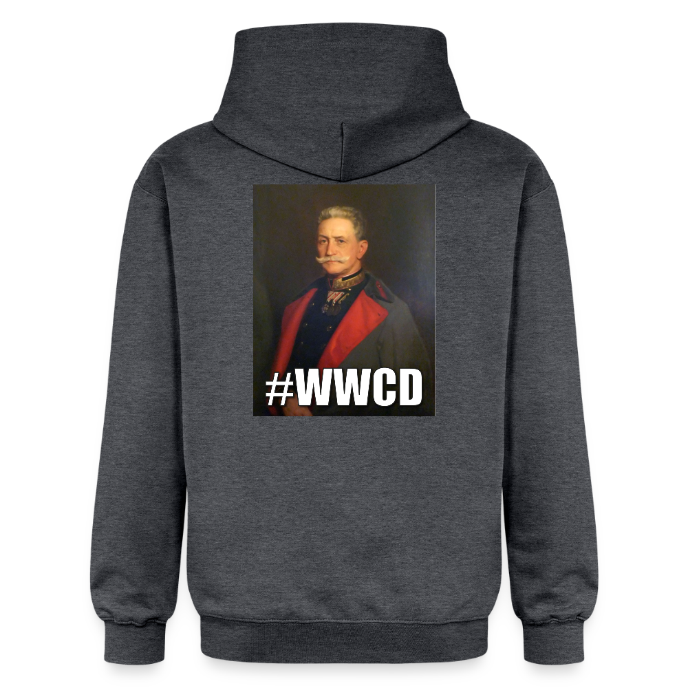 #WWCD (luvtröja unisex-edition) - mörkgråmelerad