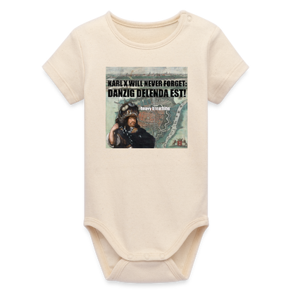 Danzig delenda est (Ekologisk kortärmad babybody-edition) - vitgrå