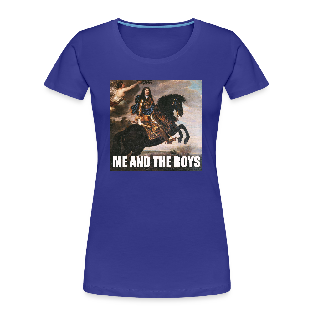 Karl X & boysen (ekologisk premium-T-shirt dam-edition) - kungsblå