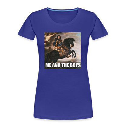 Karl X & boysen (ekologisk premium-T-shirt dam-edition) - kungsblå