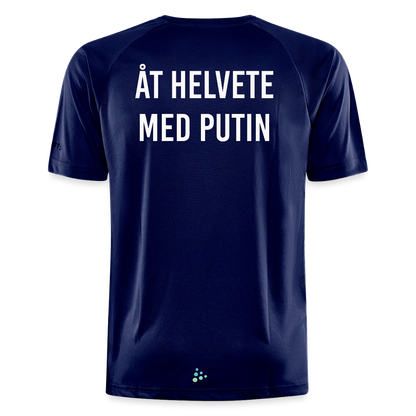 Åt helvete med Putin (tränings-T-shirt herr-edition) - mörk marinblå