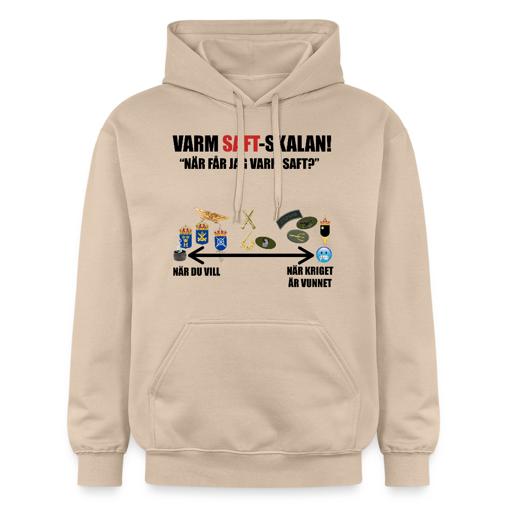 Varm saft-skalan (luvtröja unisex-edition) - sand