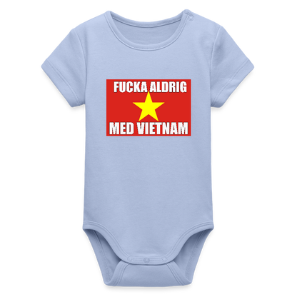Fucka aldrig med Vietnam (ekologisk kortärmad babybody-edition) - himmel