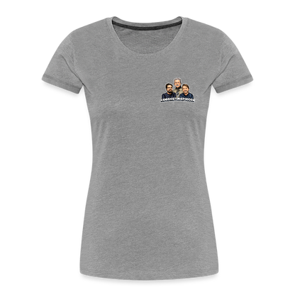 Krig: free to play, pay to win (ekologisk premium-T-shirt dam-edition) - gråmelerad