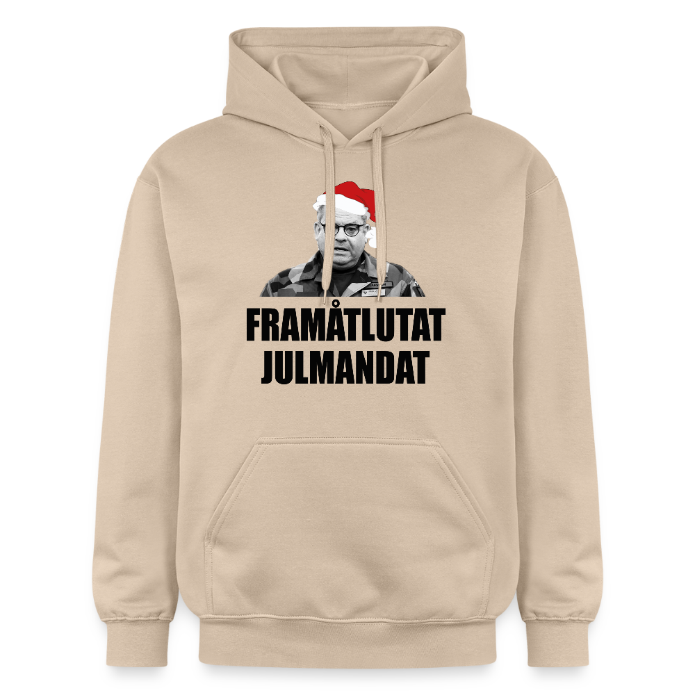Frammåtlutat Julmandat (premiumluvtröja herr-edition) - sand