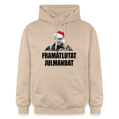 Frammåtlutat Julmandat (premiumluvtröja herr-edition) - sand