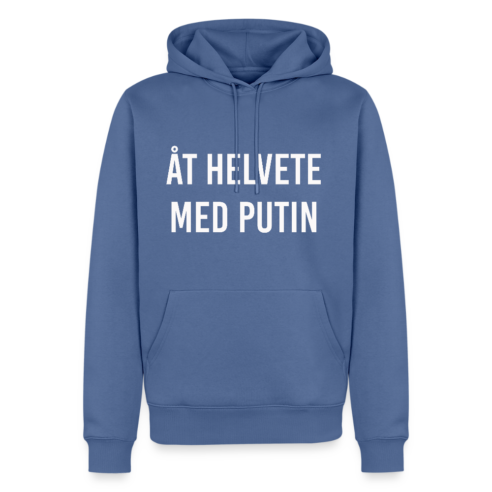 Åt helvete med Putin (Premiumluvtröja herr-edition) - duvblå