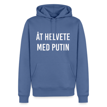 Åt helvete med Putin (Premiumluvtröja herr-edition) - duvblå