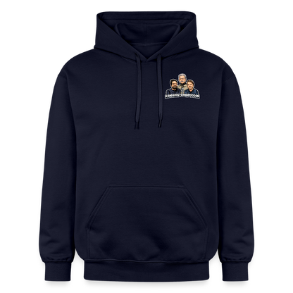 Får det lov att vara lite hög momentan eldkraft? – Bkan (luvtröja unisex-edition) - marinblå