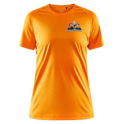 Åt helvete med Putin (tränings-T-shirt dam-edition) - ljusorange