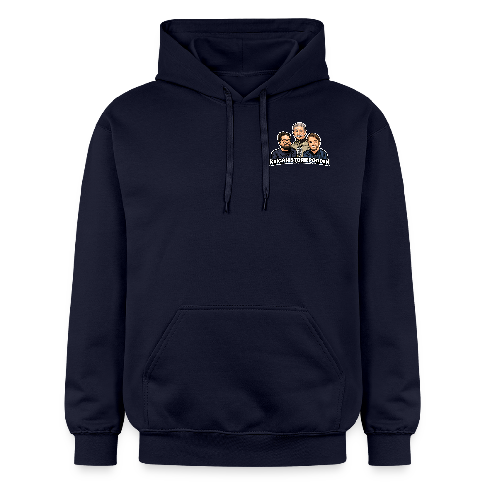 Krigshistoriepodden (luvtröja unisex-edition) - marinblå