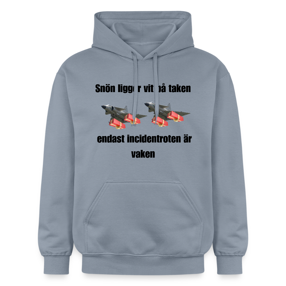 Snön ligger vit på taken (Premiumluvtröja herr-edition) - blå