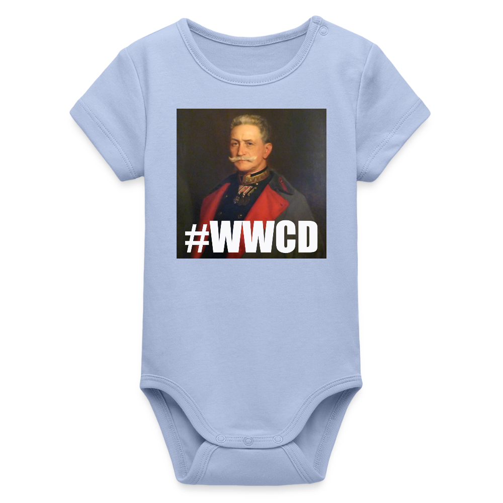 #WWCD (ekologisk kortärmad babybody-edition) - himmel