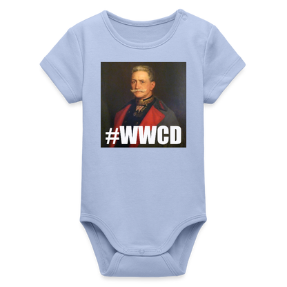 #WWCD (ekologisk kortärmad babybody-edition) - himmel