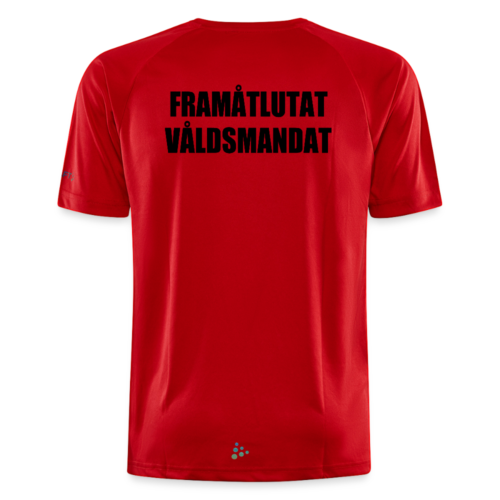 Framåtlutat Våldsmandat (tränings-T-shirt Herr) - röd