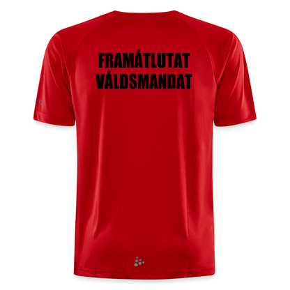 Framåtlutat Våldsmandat (tränings-T-shirt Herr) - röd