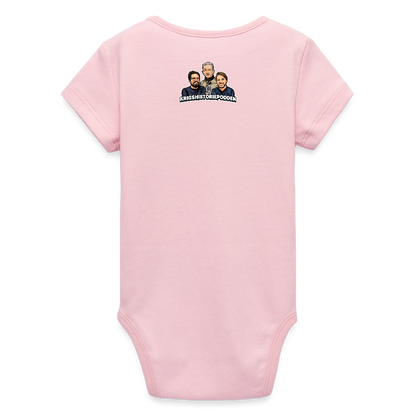 Famous Grouse (ekologisk kortärmad babybody-edition) - ljusrosa