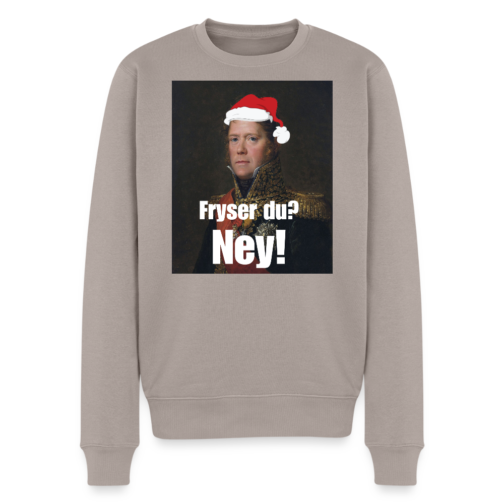 Michel Ney fryser aldrig! (Premiumtröja herr-edition) - brungrå