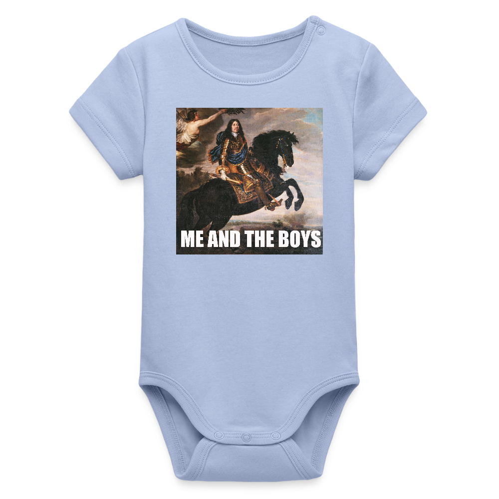 Karl X & boysen (Ekologisk kortärmad babybody-edition) - himmel