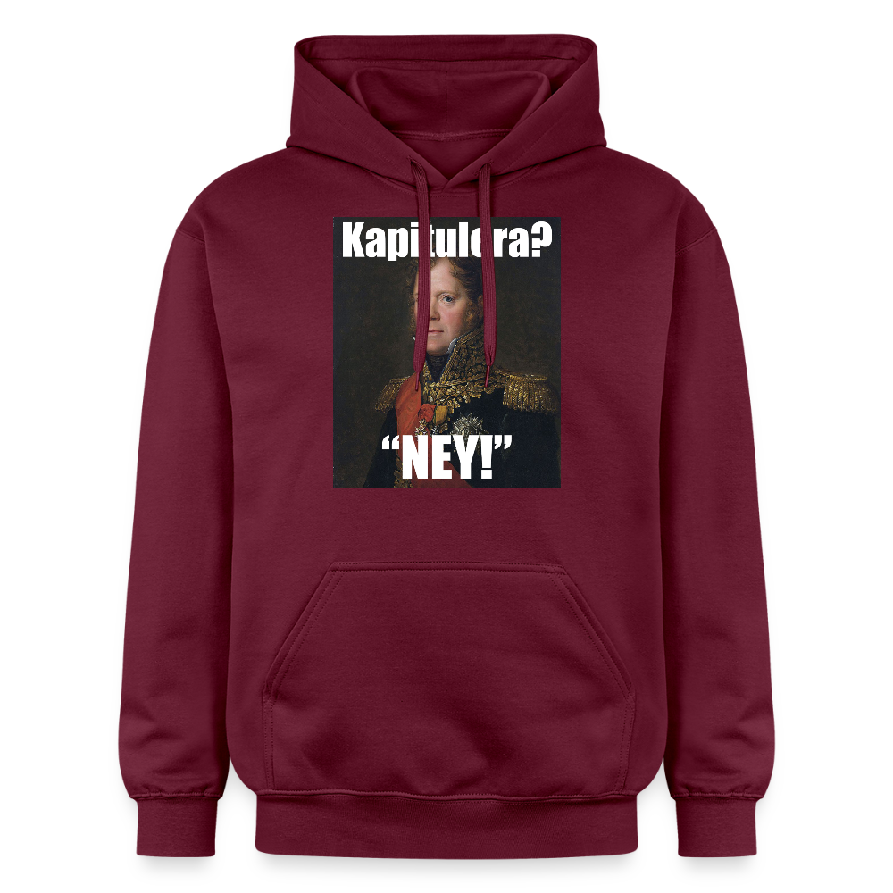 Kapitulera? Ney! luvtröja unisex-edition) - Maroon