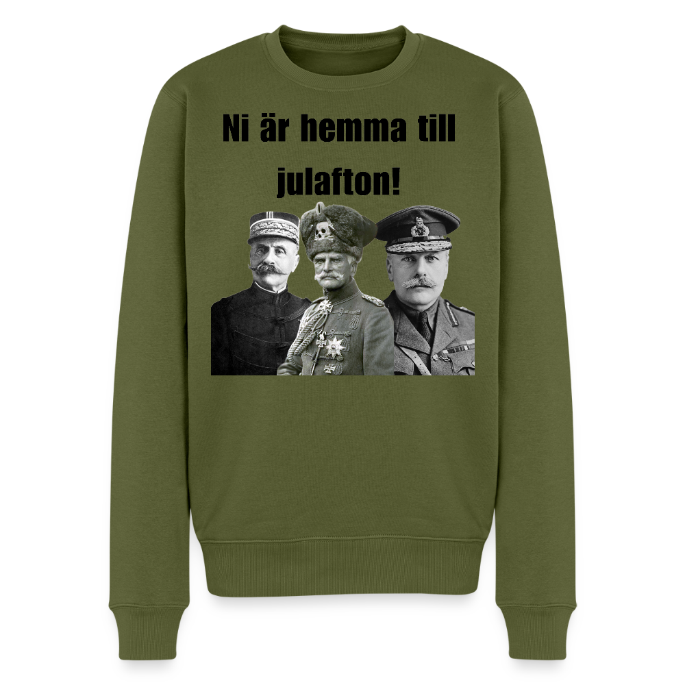 "Hemma till jul!" (premiumtröja herr-edition) - kaki