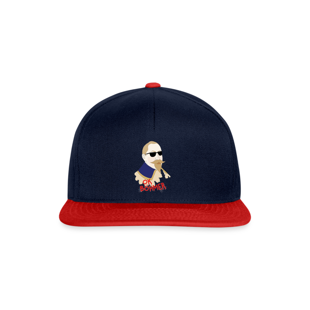 OK Böhmer (Snapbackkeps-edition) - marinblå/röd