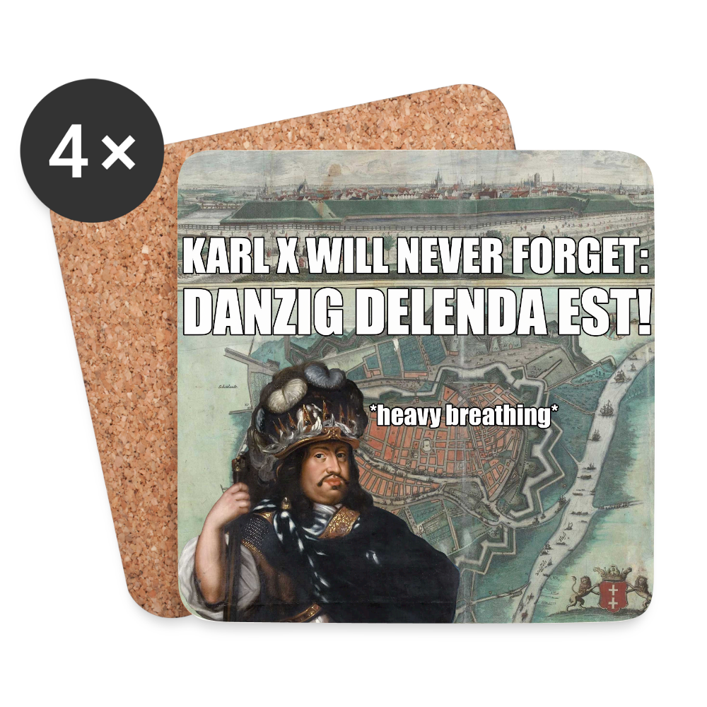 Danzig delenda est (Underlägg, 4-pack) - vit