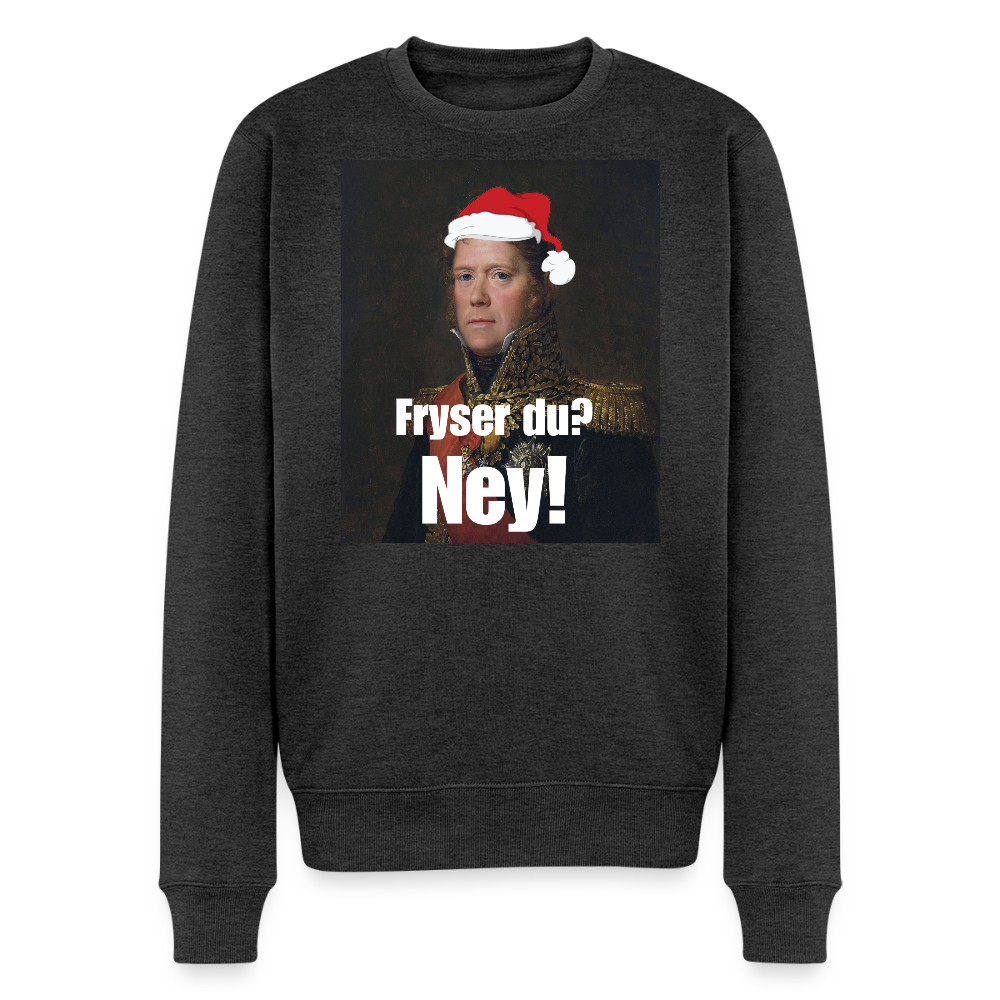 Michel Ney fryser aldrig! (Premiumtröja herr-edition) - antracitmelerad