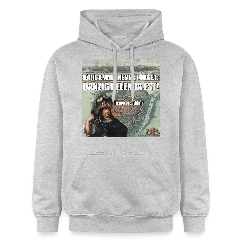 Danzig Delenda Est luvtröja unisex Softstyle® Midweight - ljusgråmelerad