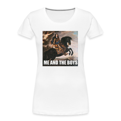 Karl X & boysen (ekologisk premium-T-shirt dam-edition) - vit