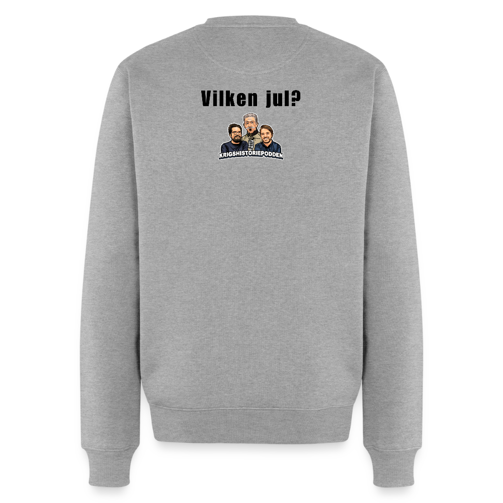 "Hemma till jul!" (premiumtröja herr-edition) - gråmelerad