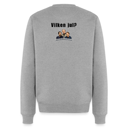 "Hemma till jul!" (premiumtröja herr-edition) - gråmelerad