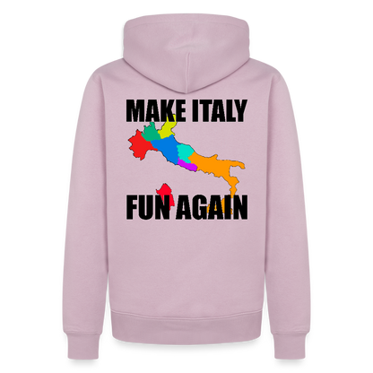 Make Italy Fun Again (Premiumluvtröja herr-edition) - gammalrosa