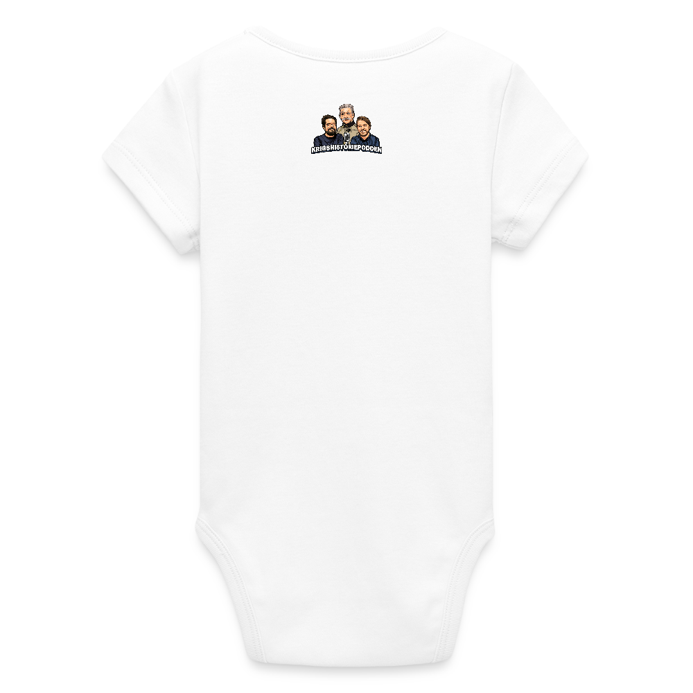 Fucka aldrig med Vietnam (ekologisk kortärmad babybody-edition) - vit