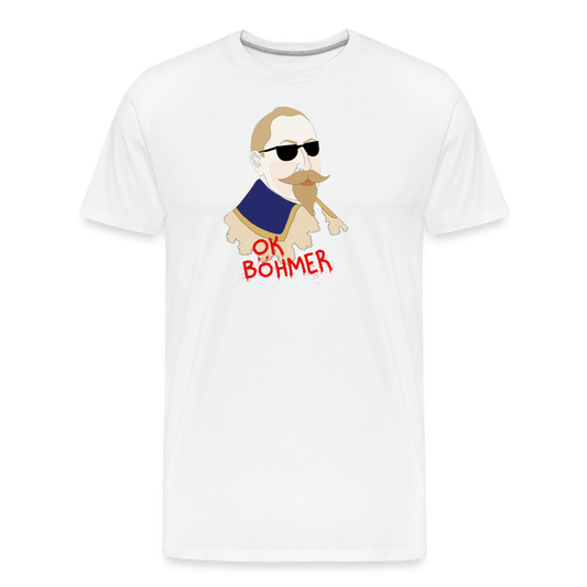 OK Böhmer (Ekologisk premium-T-shirt herr-edition) - vit